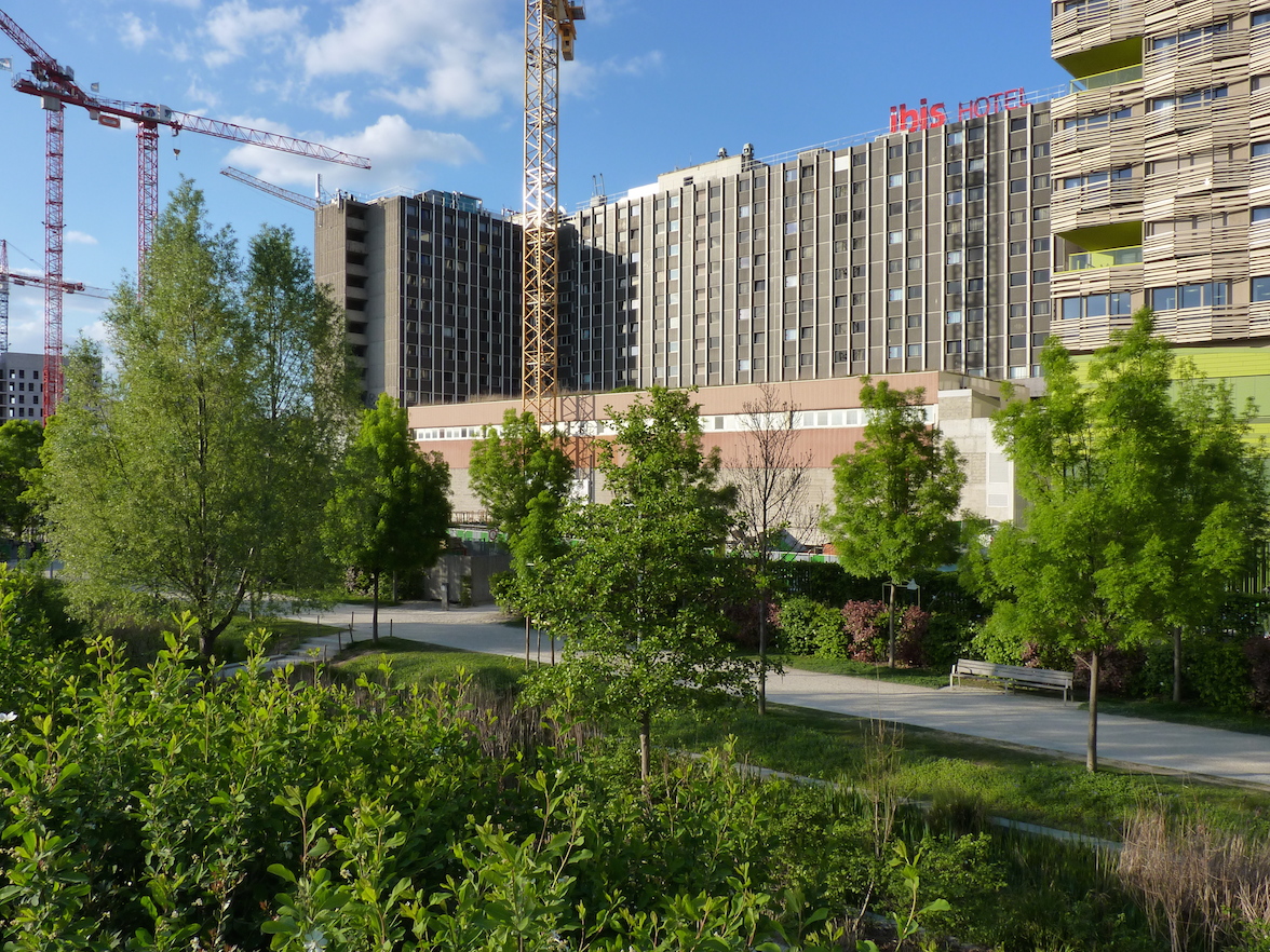 Vue depuis la butte du Parc Martin Luther King