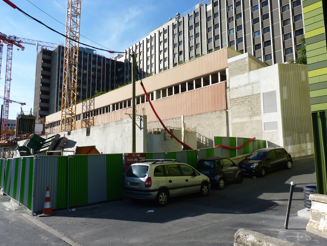 Partie Est du chantier Parc 17