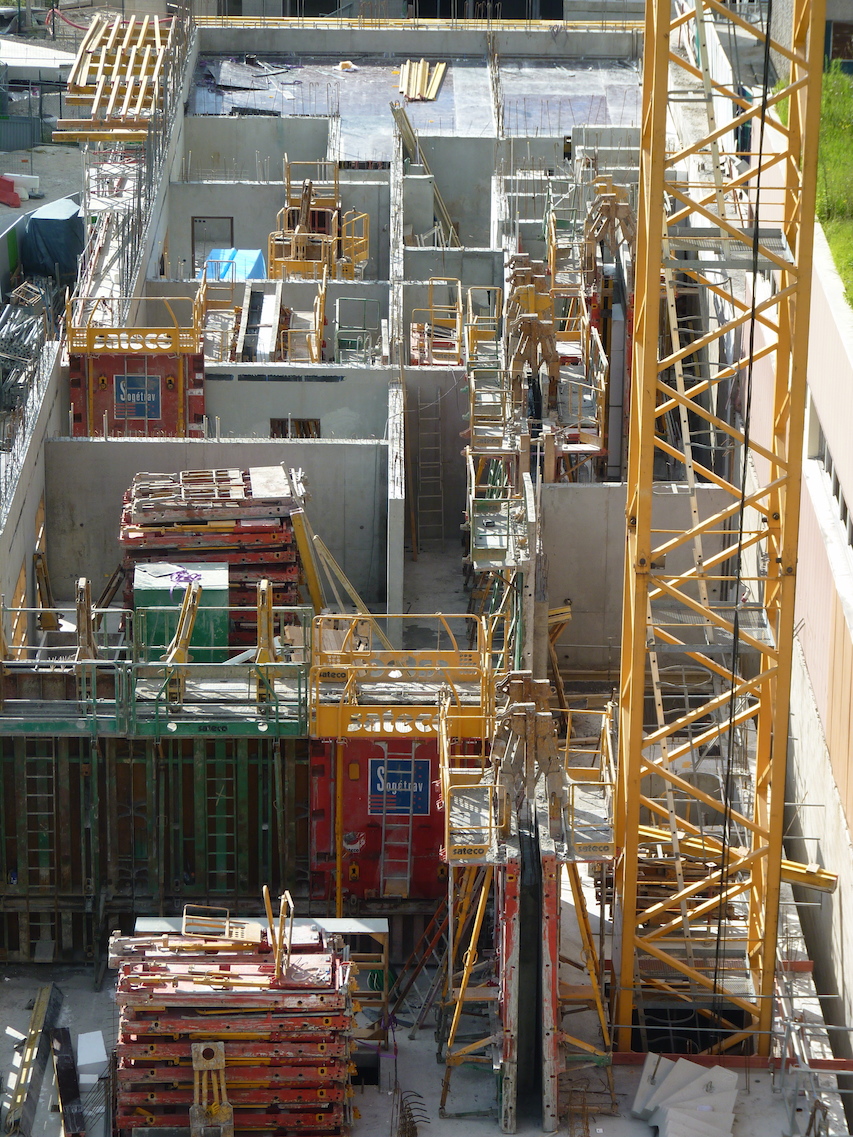 1er étage du bâtiment A et préparation du 2°